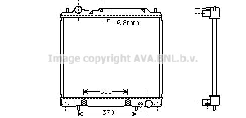 AVA QUALITY COOLING Radiators, Motora dzesēšanas sistēma MT2158